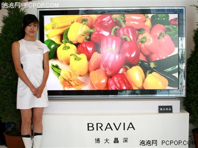 索尼82寸液晶电视实现100%色彩再现!