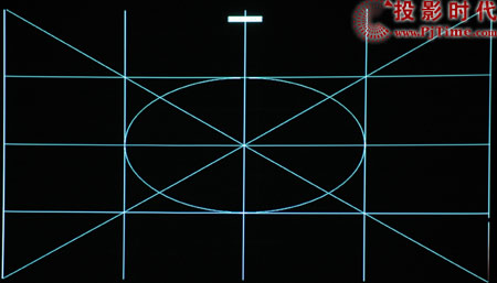 点击放大,奥图码(OPTOMA)HD72投影机线条和文字效果