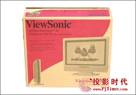优派N2060w液晶电视外观
