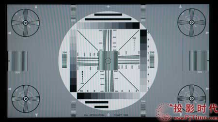 点击放大,优派N2060w液晶电视的文本与解析度测试