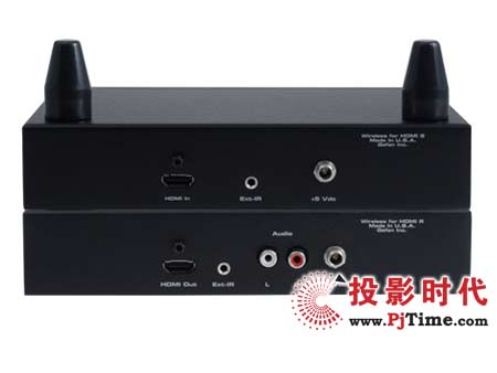 格芬EXT-WHDMI无线HDMI延长器 背面图