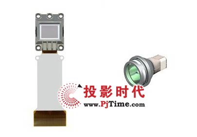 3LCD最新小尺寸面板 右为Philips Ujoy灯泡系统