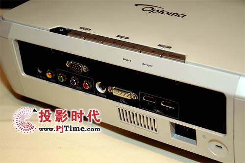 奥图码HD80家用投影机 后上图