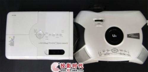 奥图码DV11和爱普生EMP-DM1顶部图