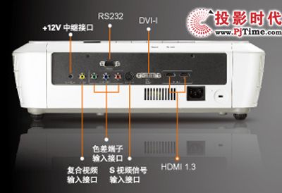 奥图码HD805S全高清家用投影机接口配置
