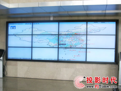 红外感应在液晶拼接墙的应用