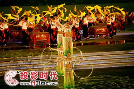 金立翔LED屏力助广东省中山市旅游文化节闭幕式