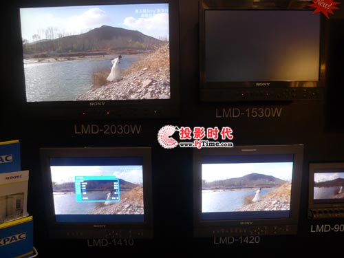 索尼全线广播级液晶监视器亮相CCBN2009