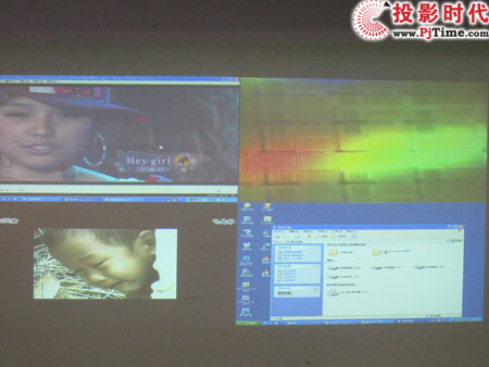 投影机的新型应用:应用于监控系统