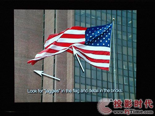 创维42L03RF液晶电视:噪点、锯齿、移动文字测试