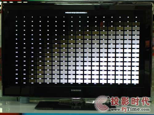 三星UA40B6000VF液晶电视:灰阶对比度测试