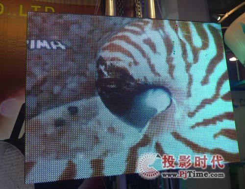 长沙彩旭电子LED显示屏亮相PALM 2009