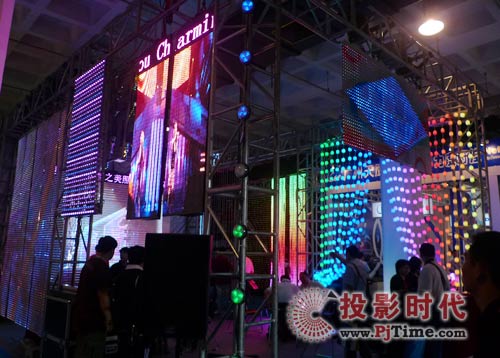 科之美高清LED电子屏亮相北京音响展