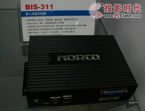 华北工控AMD GX级嵌入式准系统BIS-311