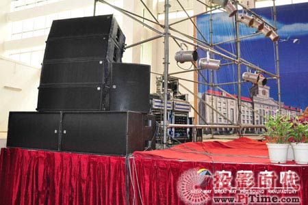 梧州学院欢送2009届毕业生文艺晚会扩声系统工程