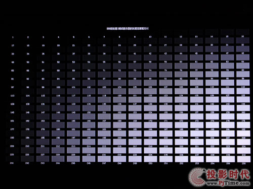 同方LE-32B90液晶电视:灰阶对比度测试