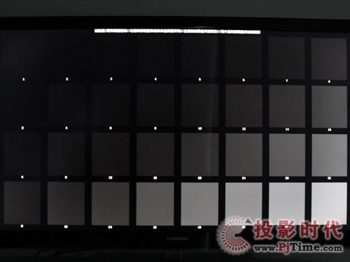 三星UA55B8000色彩与对比度测试