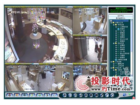 安格视视频监控驻进戴俪尔饰品店
