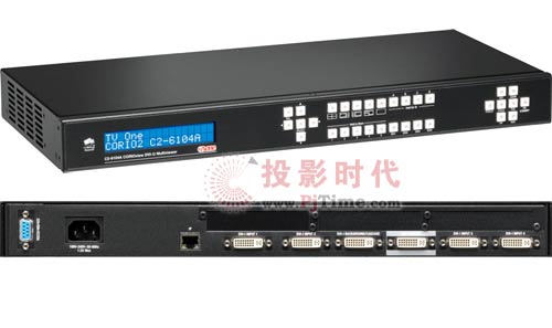 TVONE推出CORIOview C2-6104A 4画面DVI-U处理器