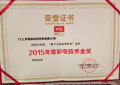 TCLӵժȡ2015ȼ
