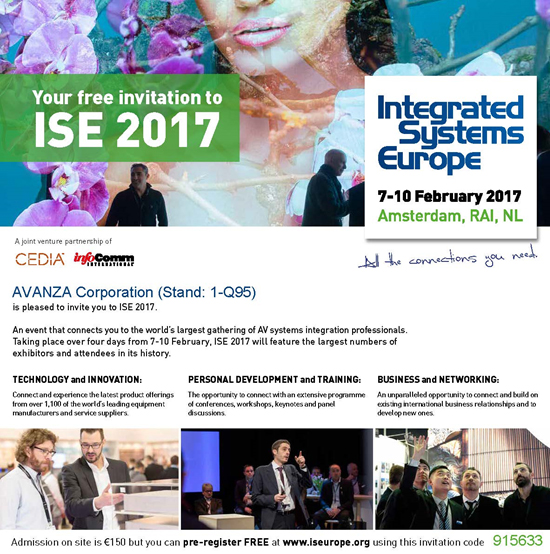 ISE 2017 AVANZA