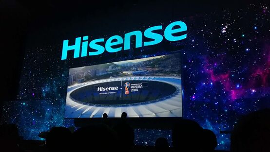 海信电视世界杯系列产品亮相CES2018