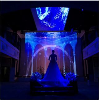 Acer宏碁激光投影机再辟新场景，打造沉浸式全息梦幻婚礼
