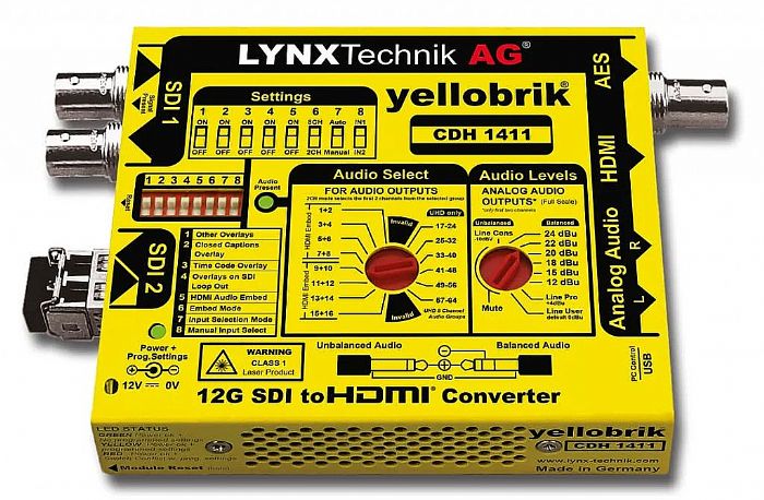 Ʒyellobrik ȫ 12G SDI  HDMI ת CDH 1411 - ʨ