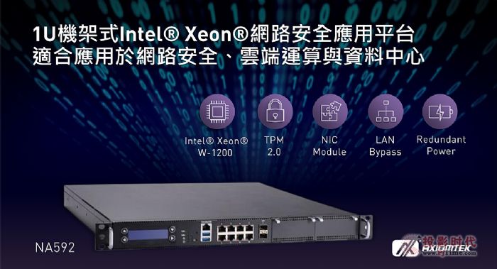 艾讯科技推出Intel? Xeon?网络安全应用平台NA592优化SD-WAN解决方案