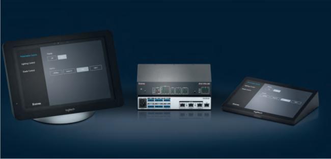 Extron成功将自动化及视音频控制功能融入现代化办公环境中的 Logitech Tap 和 SmartDock 系统