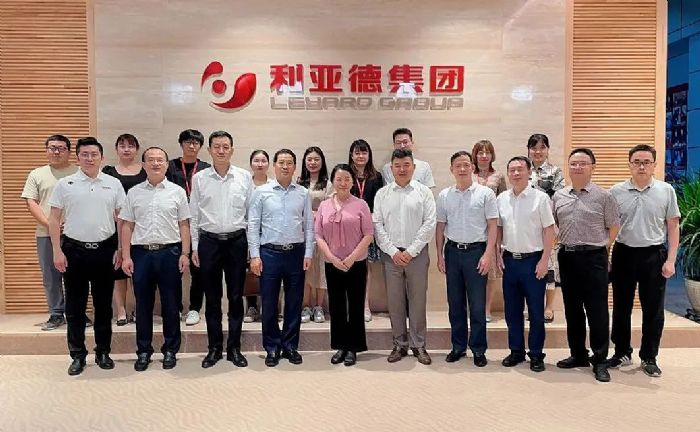 湖南省驻京办主任魏旋君一行调研利亚德集团