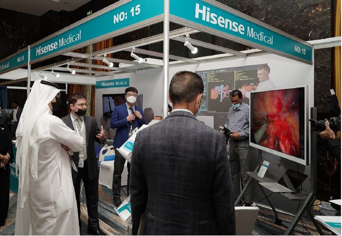 海信超声、Mini-LED内窥显示器亮相中东北非医院项目峰会，外媒关注