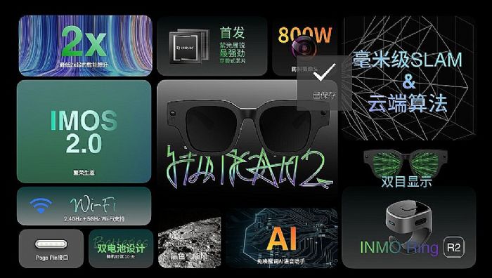 刷新上限——INMO影目科技发布AR眼镜Air2，“元宇宙”应用亮相