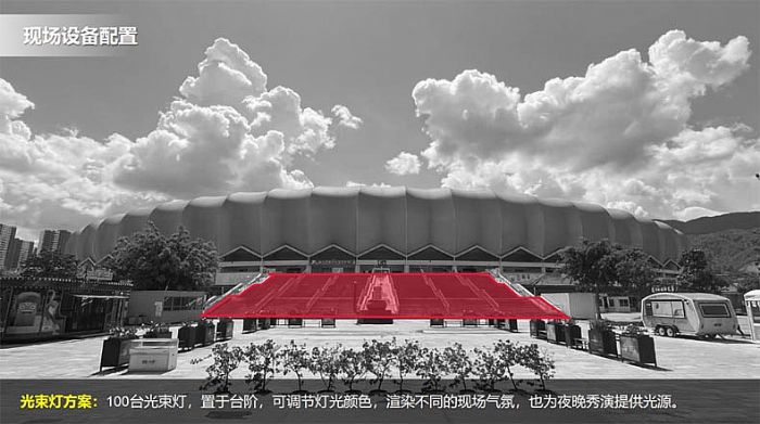 175米“超级大屏”，全球最大体育馆光影秀点亮“亚微”之光！