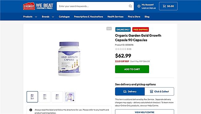 ͯӪƷOrganic Garden¼½Chemist Warehouseƽ̨