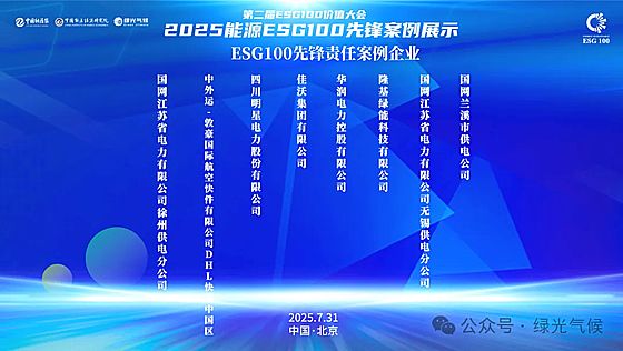 �ڶ���ESG100��ֵ��ᡪ��2025��Դ��ؼ���ҵ�߶���̳��ESG100����չʾ����ھ��ٿ�