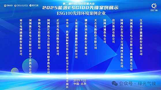 �ڶ���ESG100��ֵ��ᡪ��2025��Դ��ؼ���ҵ�߶���̳��ESG100����չʾ����ھ��ٿ�