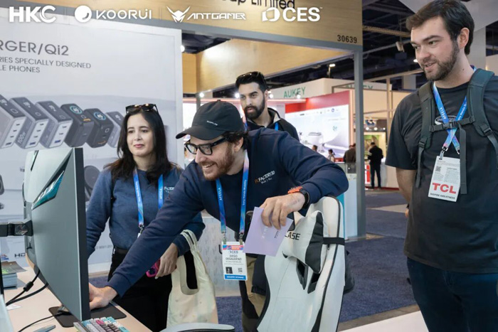 HKC惠科携RGB-MiniLED与1080Hz高刷双旗舰亮相现场CES2026-视听圈