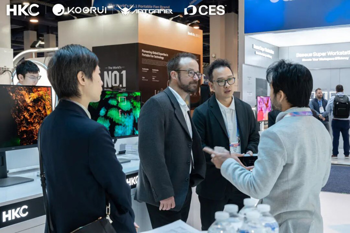 HKC惠科携RGB-MiniLED与1080Hz高刷双旗舰亮相现场CES2026-视听圈