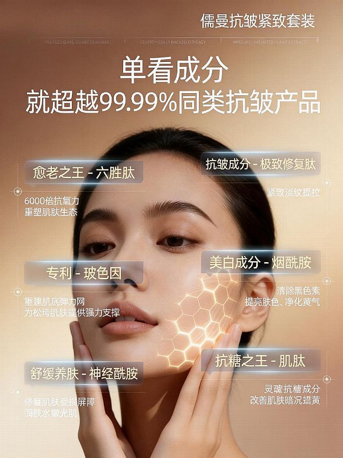 抗皱纹抗衰老的护肤品什么值得买?2026淡纹抗皱好的护肤品测评:42岁抗皱紧致十大排名公布