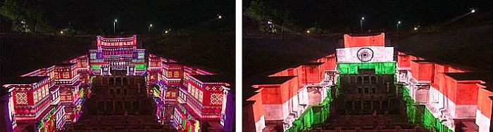 4K RGB投影技术支持文化遗产叙事,以数字方式展现古代建筑之美