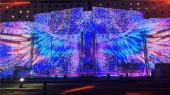 亮马河变靓马河,中科极光三色真激光投影再出圈