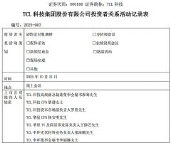 净利同比激增99.8%!TCL科技202 前三季度业绩强势突围,半导体显示 + 光伏 + OLED 多引擎驱动增长