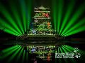 引云阁大型灯光投影秀与你“云见面”