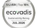 �����Ƽ��ٻ�EcoVadis������֤&nbsp;Ծ��ȫ��ǰ6%�ɳ���ָ����ҵ