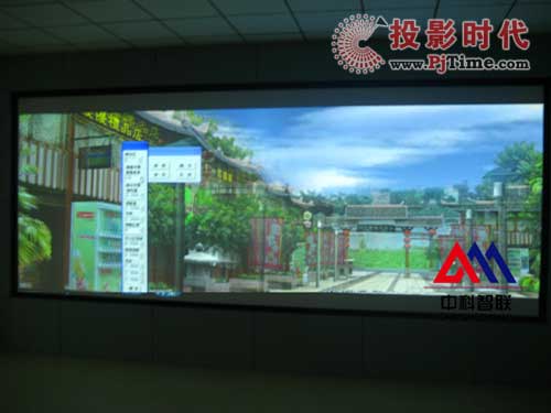 【虚拟仿真大屏幕多点触控引领互动游戏】pjti